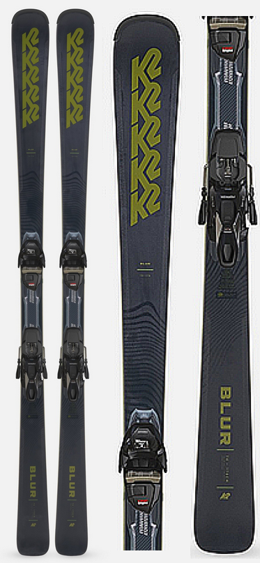 k2 12 skis K2 Blur 74 Skis + MXC 12 TCx QuikClik Bindings | 2026