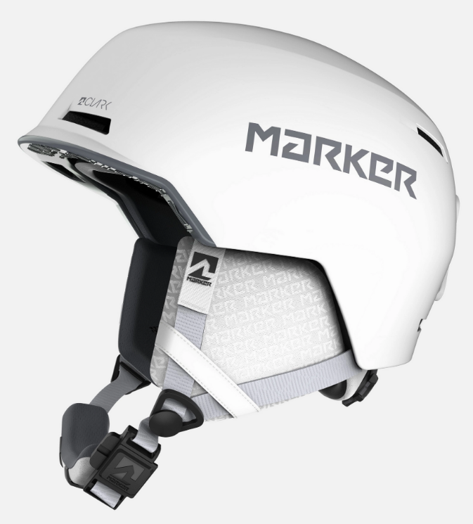 cool white and black snowboard helmet Anon Raider 3 Ski & Anonoptics Purpose Maximum protection LITE Tanner Hall - Skiing
