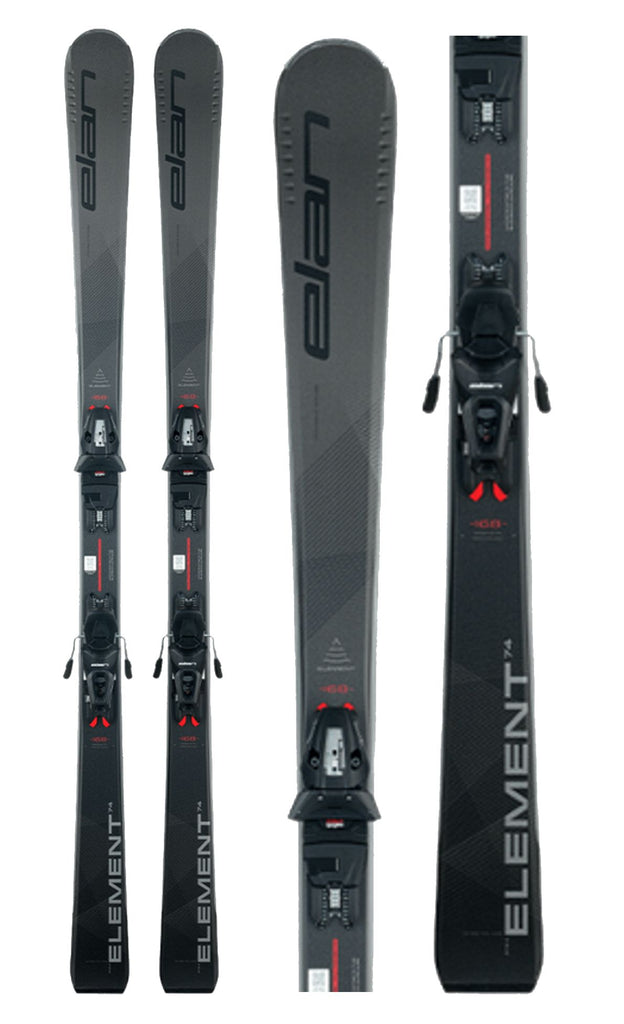 Elan Element 74 Black wth EL9.0 Bindings Mens Skis 2026