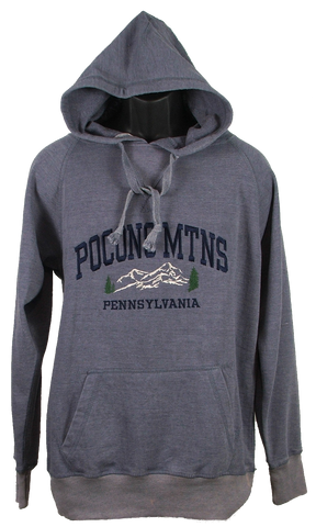 Pocono Mountains Burnout Hooded Sweatshirt