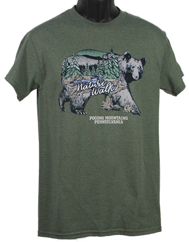 Pocono Mountains Nature Walk Short Sleeve Tee Shirt