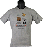Poconos souvenir T-shirt Grey