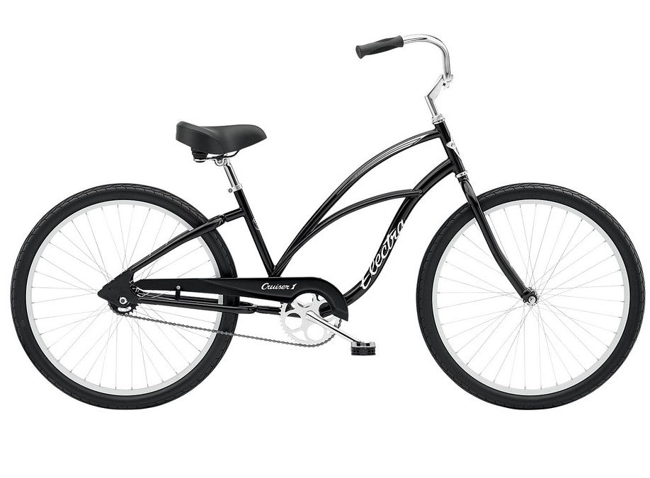 Electra Cruiser 1 Step-Over Matte Black Electra Cruiser 1 Step-Over Matte Black