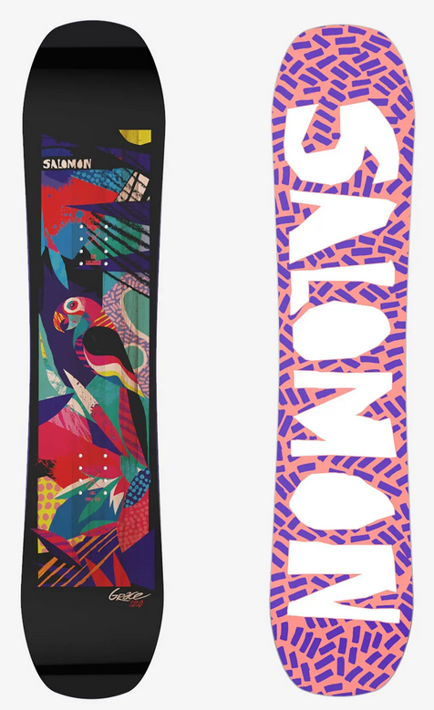 Salomon Grace Kids Snowboard 2023 – Petersons Ski and Cycle Salomon Grace Kids Snowboard 2023 – Petersons Ski and Cycle