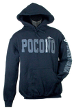 Pocono Mtns. Navy pullover hoodie