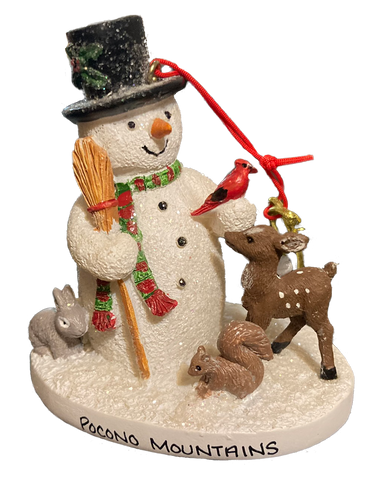 Frosty Snowman and Friends Ornament