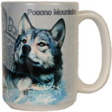 Pocono Mountains Souvenir Mug  Wolf