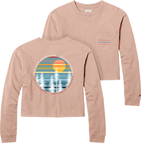 Pocono Souvenir Crop Tee Shirt