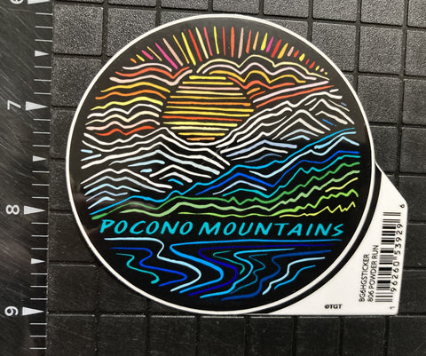 Pocono Mountains Sticker