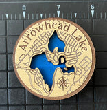 Pocono Mountains Wooden Magnet