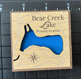 Pocono Mountains Wooden Magnet
