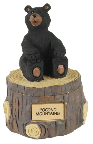 Pocono Mountain Bear Treasure Box