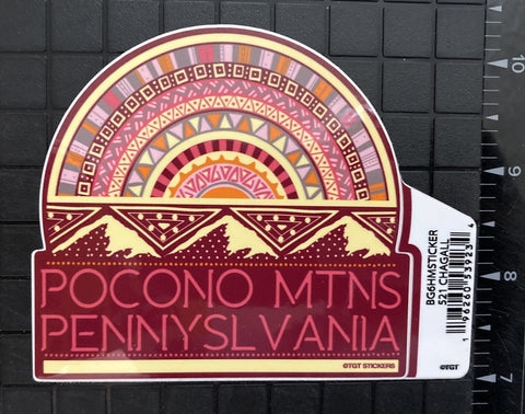 Chagall Pocono Mountains Sticker