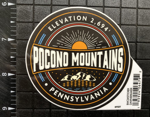 Pocono Mountains Sticker