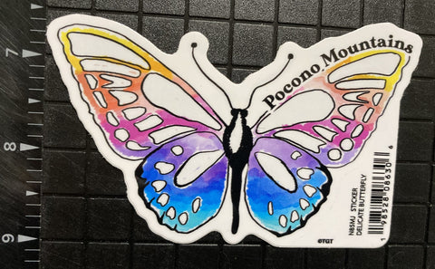 Delicate Butterfly Pocono Mountains Sticker