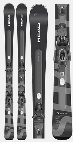 Head Shape eV10 Men's Performance Skis with PR11 Bindings 2026