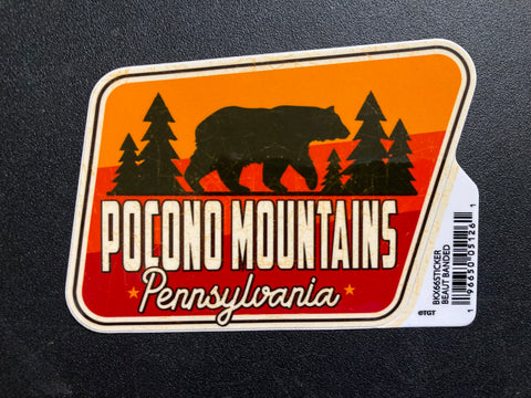 Pocono Mountains Sticker