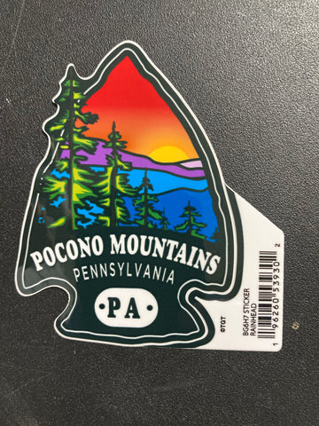 Pocono Mountains Sticker