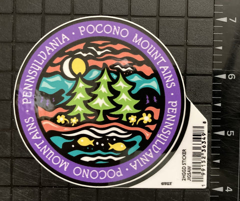 JIGSAW Pocono Mountains Sticker