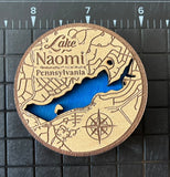 Pocono Mountains Wooden Magnet