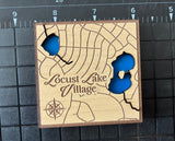 Pocono Mountains Wooden Magnet