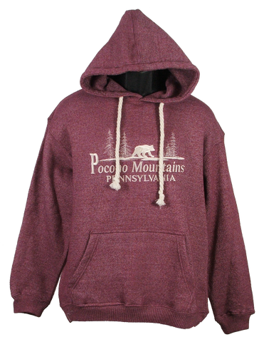 Pocono Mountains Nantucket Pine Bear Hooded Sweatshirt