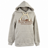 Pocono Mountains Nantucket Style Hooded Pullover Sweatshirt