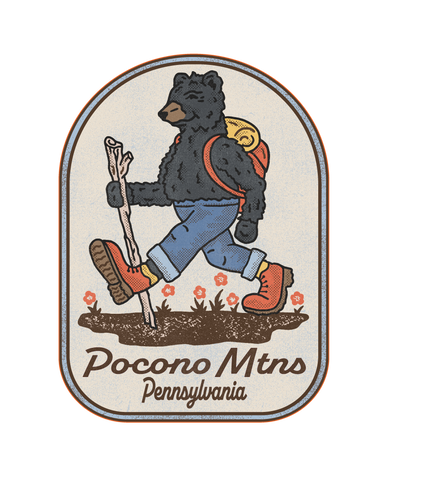 Pocono Mtns Sticker
