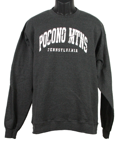 Pocono Mountains Simple Design Crewneck Sweatshirt