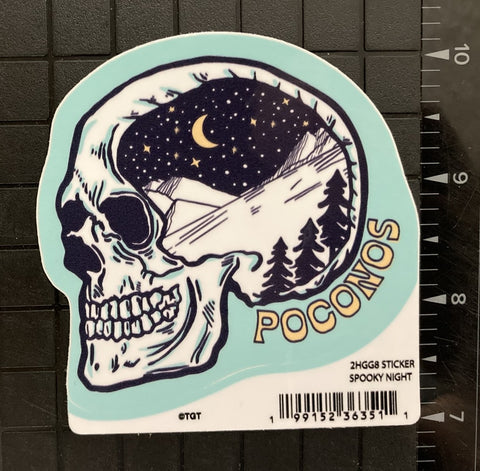 SPOOKY NIGHT Pocono Mountains Sticker