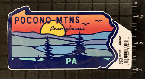 Shock Vintage Pocono Mountains Sticker