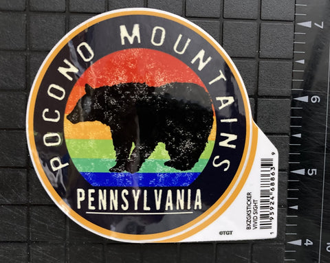 Vivid Sight Pocono Mountains Sticker