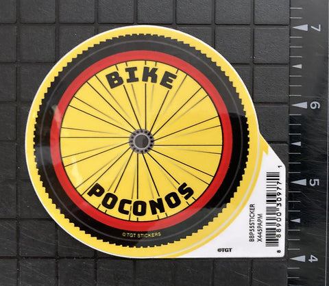 Wheel Circle Bike Pocono Mountains Sticker