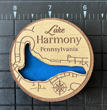 Pocono Mountains Wooden Magnet
