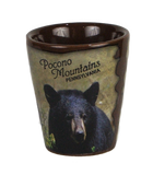 Bear Shot Glass with Animal Info
