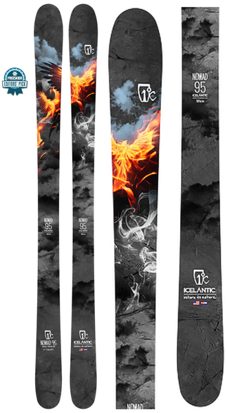 Icelantic Nomad 95 Mens Freeride All Mountain Ski – Petersons Ski