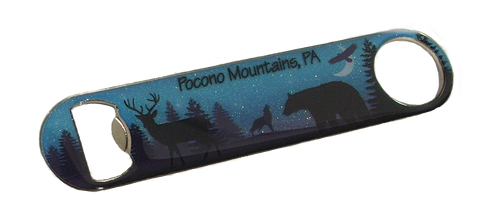 Pocono Mountains souvenir bar key bottle opener