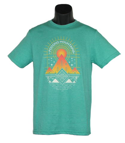 Pocono Sunburst Mountain Souvenir T-Shirt