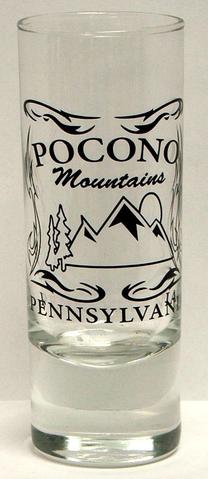 Pocono Mountain Tattoo Shooter Shot Glass