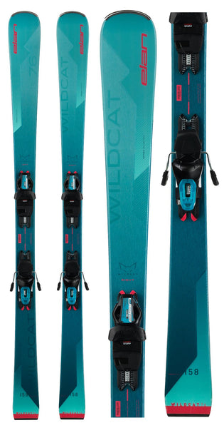 Elan Wildcat 76 LS Women's Skis with ELW 9.0 GW Binding 2023