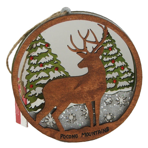 Pocono Mountains Christmas Ornament