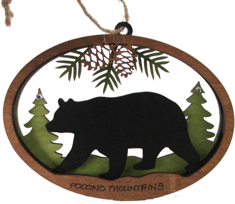 Pocono Bear Souvenir Ornament