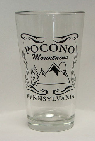 Pocono Mountain Pint Glass